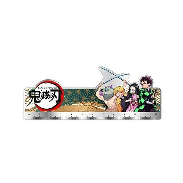 【2本セット】鬼滅の刃 定規 ものさし かまどたんじろう アニメ キャラクター ねずこ いのすけ ぜんいつ アクリル定規 鬼滅 まとめ買い お得 きめつ 正規品 きめつのやいば かわいい キャラ 可愛い 文房具 文具 禰豆子