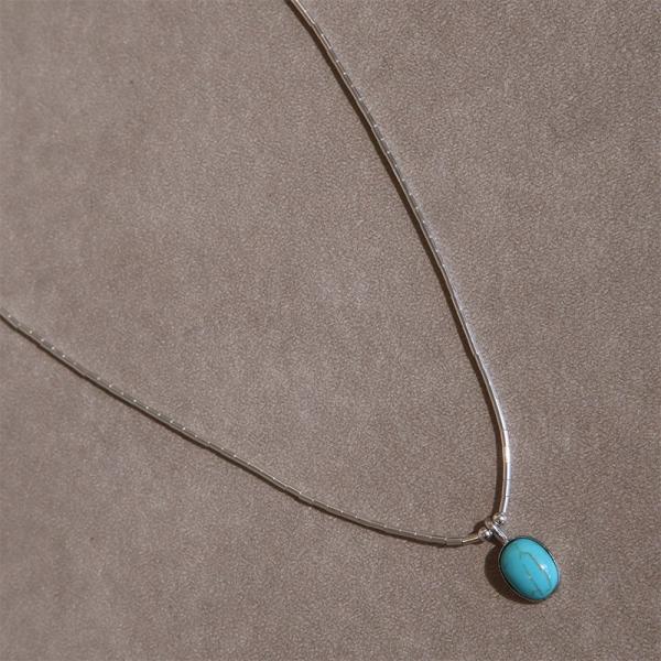 HARPO ハルポ  TURQUOISE TOP ネックレス 一粒 ターコイズ シルバー