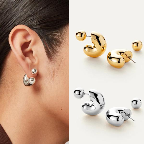 JENNY BIRD ジェニーバード Colette Hoop Medium フープピアス JENNY BIRD ジェニーバード Colette Hoop Medium フープピアス