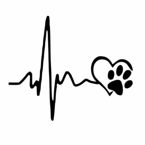 車 ステッカー メーター 犬 ドッグ 肉球 手 給油口 おもしろ バイク かっこいい カー用品 かわいい シール おしゃれ 転写式 黒 送料無料