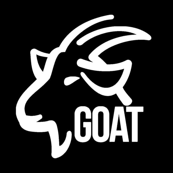 車 ステッカー やぎ 山羊 GOAT 英字 文字 給油口 おもしろ バイク かっこいい カー用品 かわいい シール おしゃれ 転写式 白 送料無料