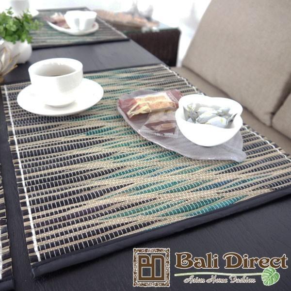 ランチョンマット おしゃれ アジアン 雑貨 バリ 青緑色 1枚 Zf Zf ランドマーク 通販 Yahoo ショッピング