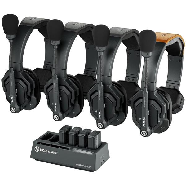 HOLLYLAND Solidcom SE-4S（Global Version）ホーリーランド ソリッドコム se ワイヤレスインターカム ノイズキャンセリング機能付き