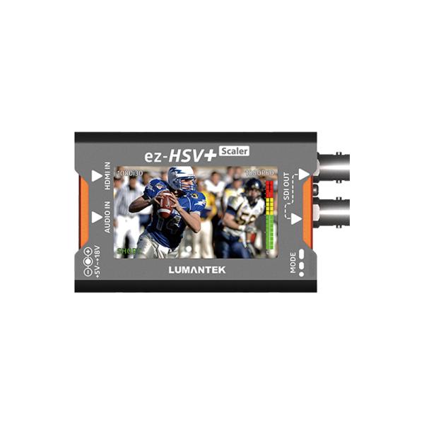 LUMANTEK HDMI to SDI コンバーター ディスプレイ、スケーラー付き (ez-HSV+)