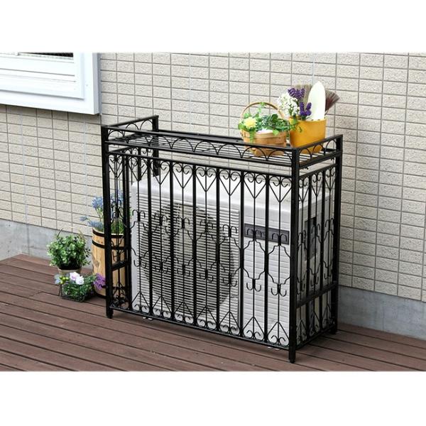 室外機カバー おしゃれ アイアン製 エアコン 室外機 カバー 収納付き アンティークハート Buyee Buyee Japanese Proxy Service Buy From Japan Bot Online