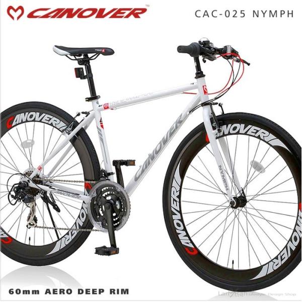 カノーバー(CANOVER) クロスバイク 自転車21段CAC-025NYMPH lanran_cac-025