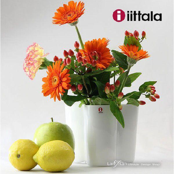 イッタラ Iittala 花瓶 ガラス フラワーベース クリスマス 無料 アールト lto 12cm 白