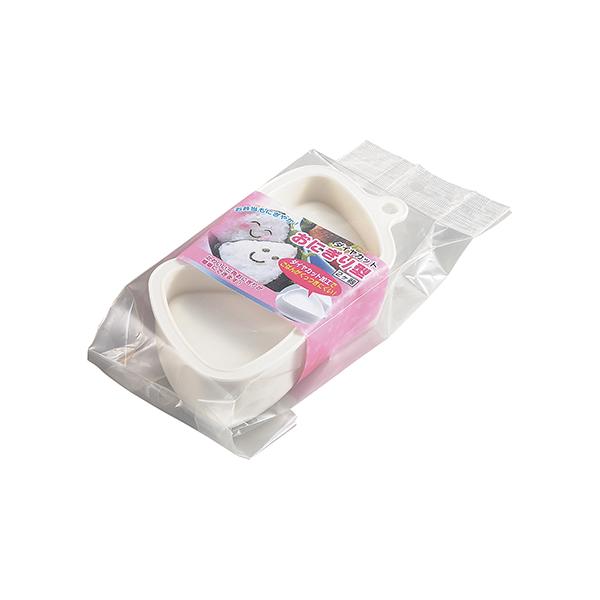 ダイヤカット おにぎり器 2ヶ器(802A)ダイヤカット加工でごはんがくっつきにくいおにぎり型。形や大きさをそろえられるので見た目もキレイ。かわいい三角のおにぎり作っちゃお！【商品仕様】〇セット内容／おにぎり型×２個サイズ／約145×76×...