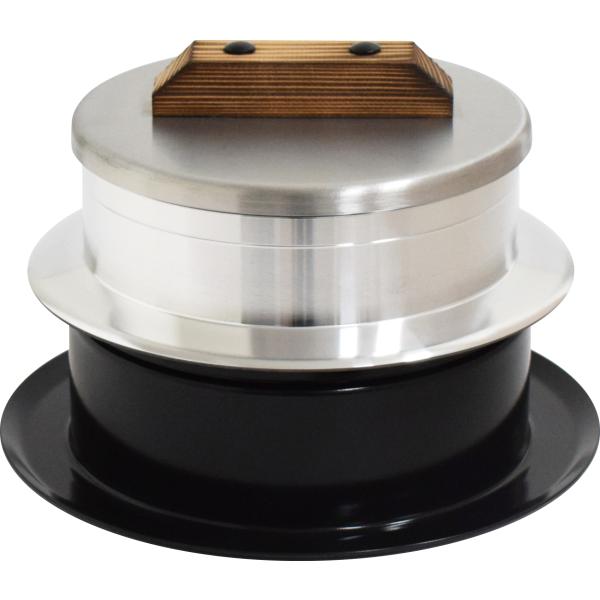 ウルシヤマ金属工業 釜炊き三昧 釜飯 5合 ガス火専用 ウルシヤマ金属工業 釜炊き三昧極 5合炊き (KZK-5) 2.8L 内寸17cm