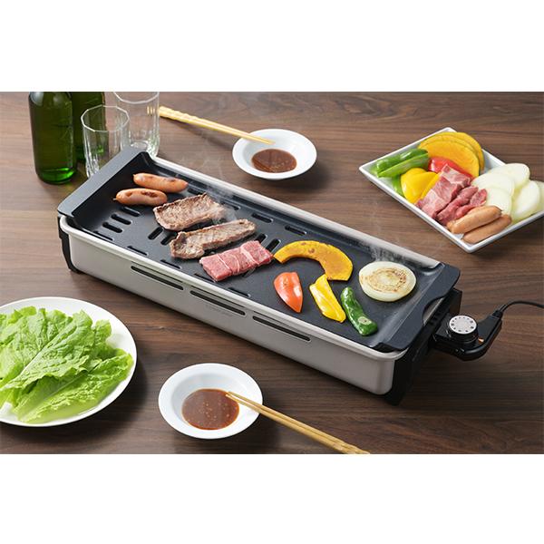 丸山技研 プチ・プレジール 電気角形グリル (PDG-100) 焼肉 プレート