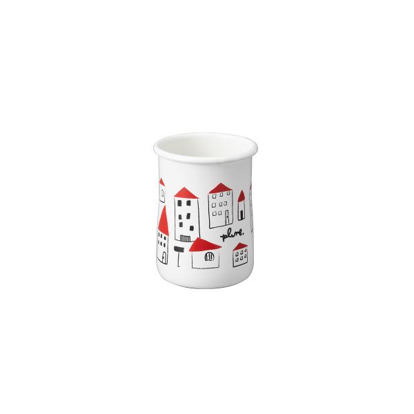 プルーン ホーローカトラリースタンド akaiyaneno(PKS-105)箸立て 収納 かわいい おしゃれ ユニーク 赤い屋根  Plune. テキスタイル ブランド