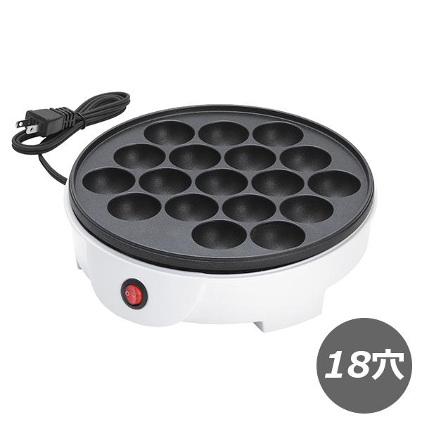 たこ焼き器(18穴) (YT-103)たこ焼き穴がいっぱいだから、どんどん焼けちゃう！ご家族やお友達同士でワイワイパーティー気分(^^)/プレート内面はふっ素樹脂加工が施してあるので、たこ焼きをくるくると返しやすいです。たこ焼き以外にもベビ...