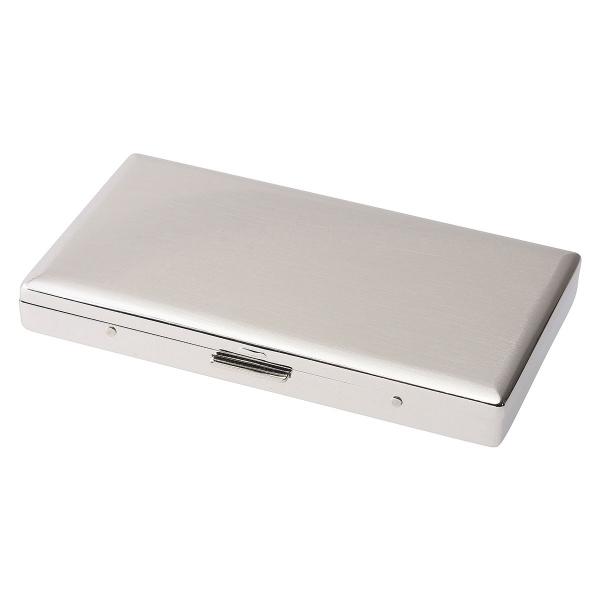 クラブサイズシガーケース エリカシルバーサテン 5本入 : 喫煙具専門