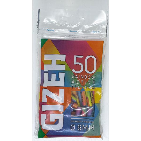 GIZEH アクティブフィルター 6mmスリムサイズ 50本入り 【喫煙具・手