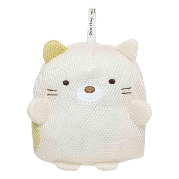 サンエックス「すみっコぐらし」のバススポンジです。製品背面は体に優しい、柔らかなパイル生地仕様です。パペットとしてキャラクターの手を動かすこともできますよ。お気に入りのキャラクターを選んで、バスタイムを楽しみましょう。・すみっこのかわいい ...