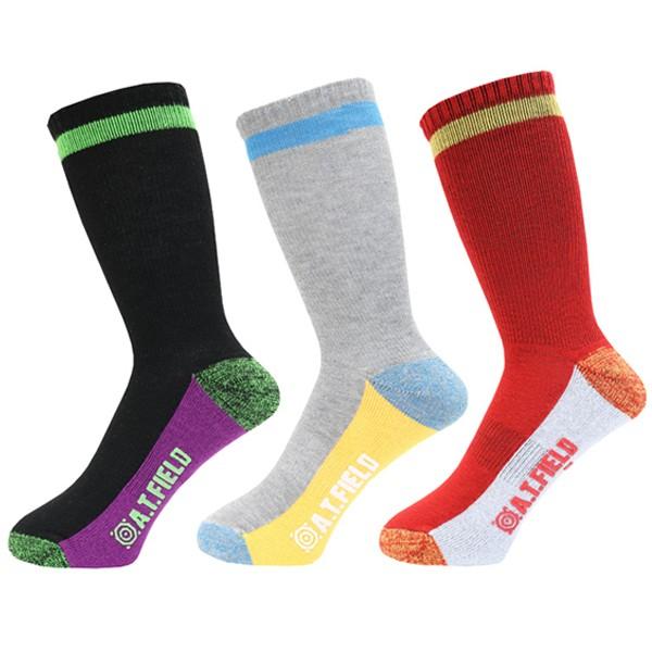 安全靴用ソックス クルー 3p エヴァンゲリオン 靴下 25 27cm 抗菌 防臭 サポートソックス グッズ ワークブランド A T Field 角利産業 Eva Socks Anzen C Lapis ラピス 通販 Yahoo ショッピング