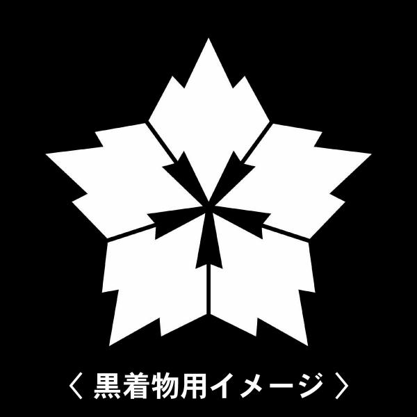 当店の【貼り紋シール】は数多くの式場、お衣装屋様にご利用頂いており、レンタルのお衣装にも安全にご使用頂けます。☆『 五つ松皮菱 』 紋☆6枚1セット(1枚予備)　・男性用(4.0cm)：紋付、袴、婚礼用　・女性用(2.3cm)：留袖、喪服、...