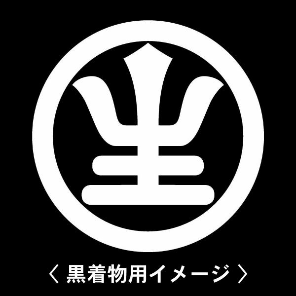 当店の【貼り紋シール】は数多くの式場、お衣装屋様にご利用頂いており、レンタルのお衣装にも安全にご使用頂けます。☆『 丸に生の字 』 紋☆6枚1セット(1枚予備)　・男性用(4.0cm)：紋付、袴、婚礼用　・女性用(2.3cm)：留袖、喪服、...