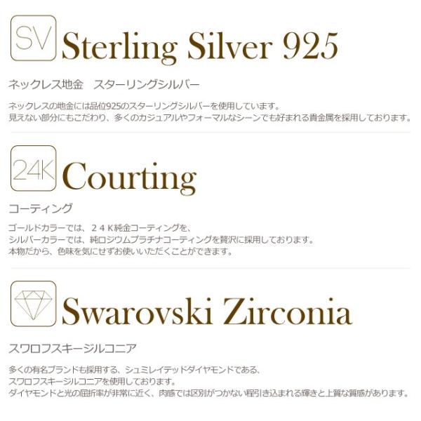 ▲062N【0.5カラット】ネックレス　人気　スワロフスキー　プラチナ仕上げ スワロフスキー ネックレス プラチナ」の人気商品一覧 | 安い