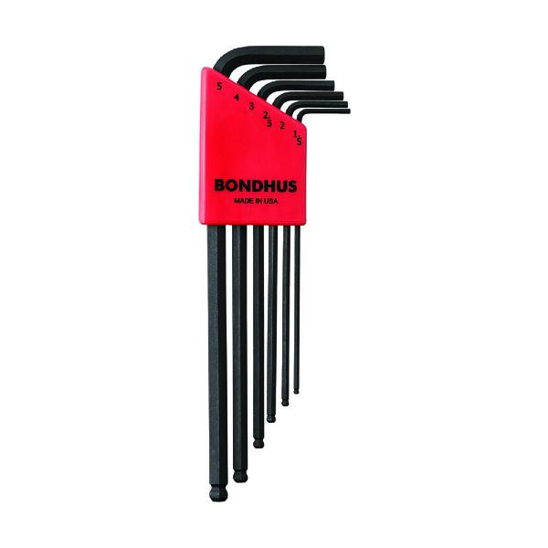 ボンダス（BONDHUS） ボールポイント・L-レンチ ロング セット6本組(1.5-5mm) BLX6M （ 125-3930 ）