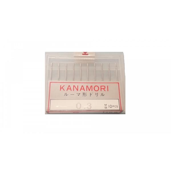 金森ドリル　ルーマ型ドリル 10本セット　0.30mm