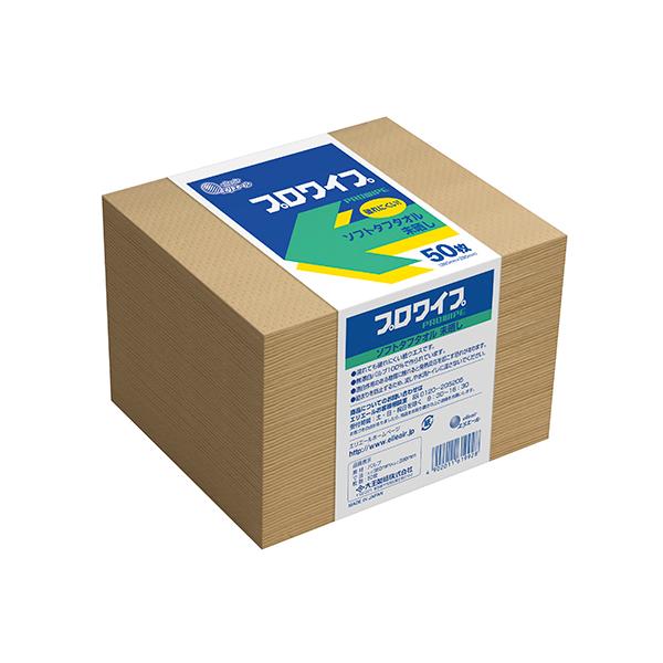 エリエール プロワイプ ソフトタフタオル 未晒帯どめ50 703356 1袋(50枚×24袋入り) 2-1621-12