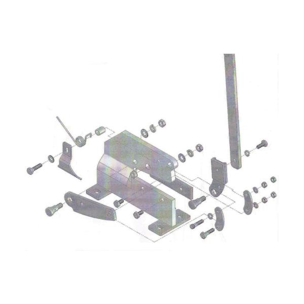 TRUSCO 板金用切断機 レバーシャP-1用部品 NO.17六角ボルト （ 450-7444 ）
