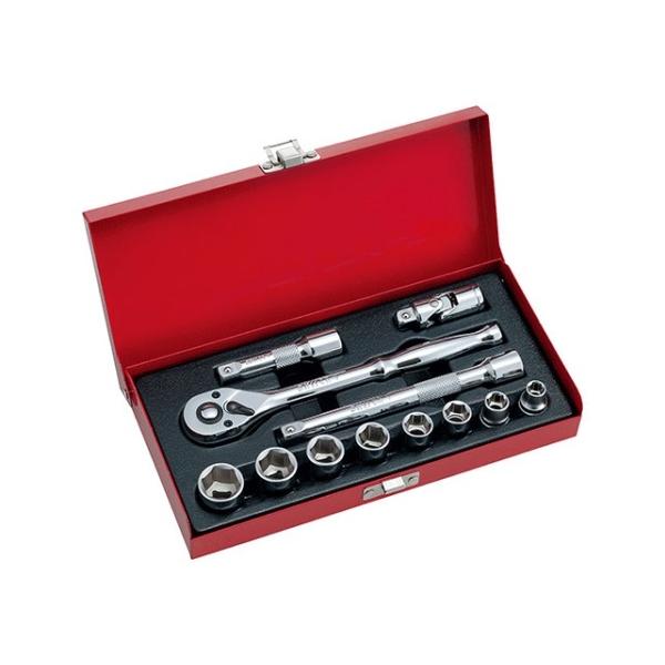 SK11 3/8�\�P�b�g�����`�Z�b�g 9.5mm(3/8�C���`) TS-312M 12PCS 62-2836-86