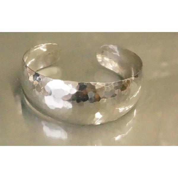 た*ん様   シルバー925 リフレクトバングル M Silver925 バングル シンプル : シルバーとアクセサリーのゆかたん