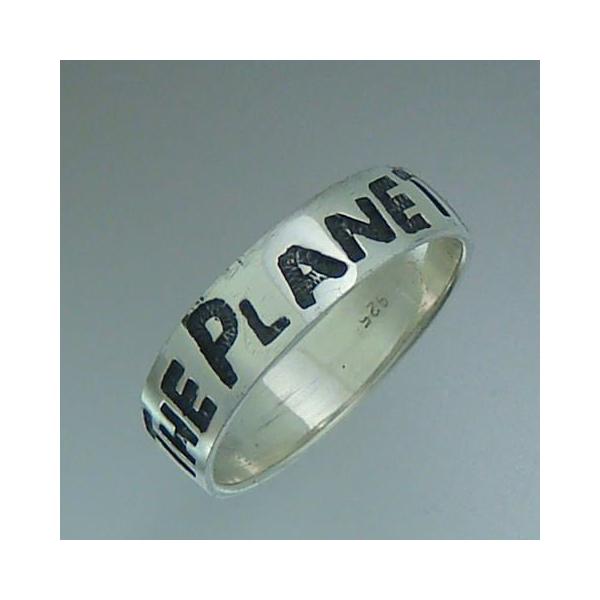SAVE THE PLANET 地球を救え シルバーリング シルバー925 silver925 シルバーアクセサリー 指輪 英文字 メッセージ メンズ レディース 送料無料