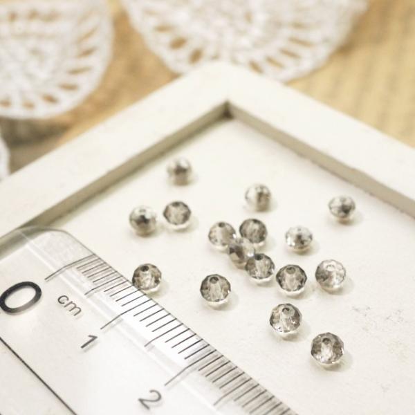 �{�^���J�b�g�r�[�Y2.5x3.5mm �O���[ �K���X�r�[�Y �`�F�R�r�[�Y �A�N�Z�T���[�p�[�c