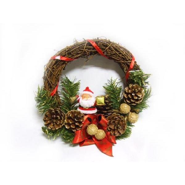 かわいいクリスマスリース センチ 玄関ポーチにいかが Ris Santa S 001 ラピス ジャパン 通販 Yahoo ショッピング