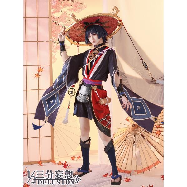 三分妄想 原神 スカラマシュ コスプレ衣装-