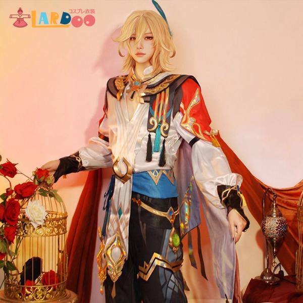 原神 カーヴェ コスプレ 衣装 LARDOO 豪華版 ウィッグ付き lardoo-store_ars21680