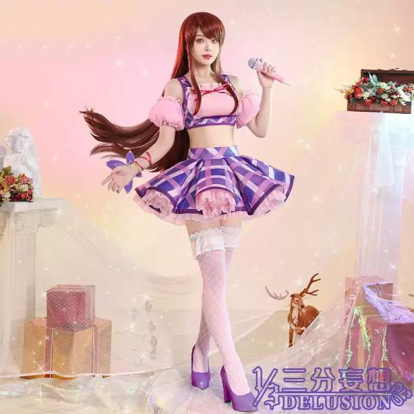 三分妄想1/3Delusion】アイカツ！アイドルカツドウ！ 紫吹蘭 コスプレ