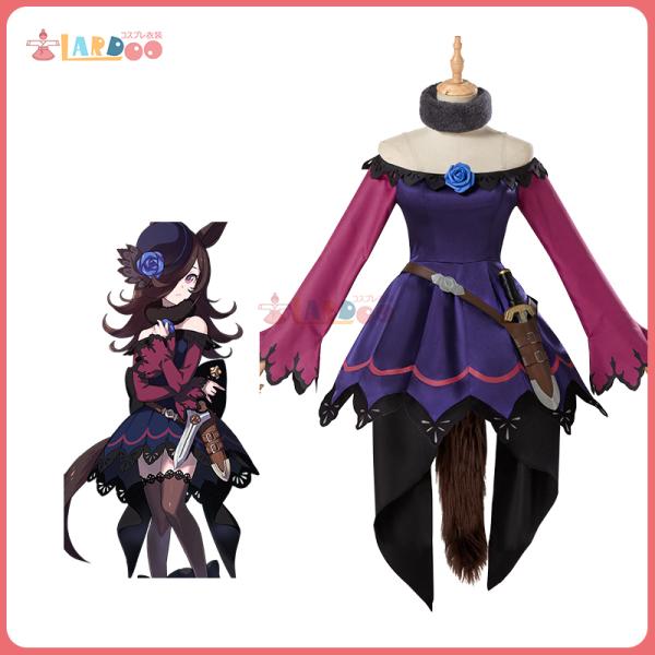 ウマ娘 プリティーダービー ライスシャワー コスチューム コスプレ衣装 
