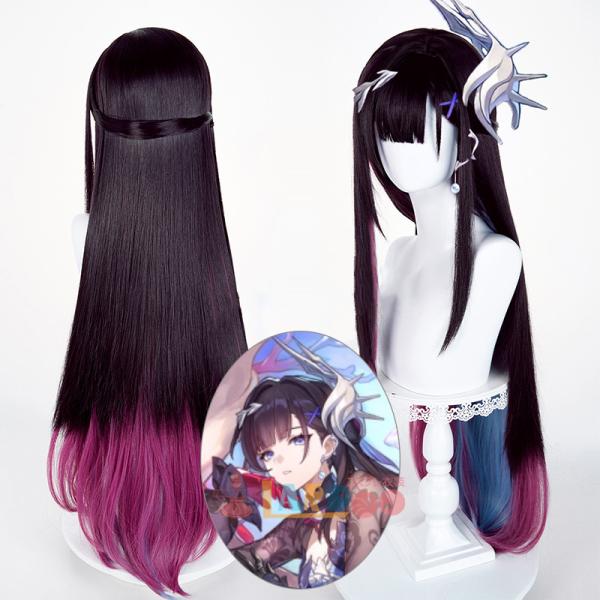 Lardoo製 鏡流 衣装+ウィッグセット 鏡流 ウィッグ付き_2XL [NOKIJP] 崩壊スターレイル 鏡流