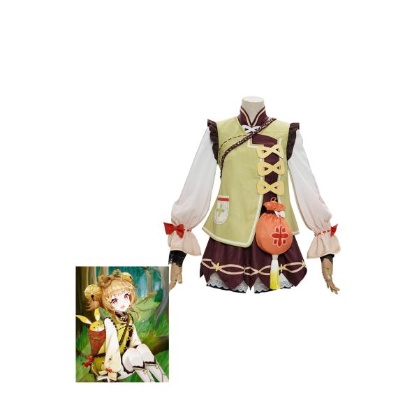 【新品未使用】原神　ヨォーヨ　衣装一式　LARDOO 原神 Genshin 璃月 ヨォーヨ - Yaoyao コスプレ衣装