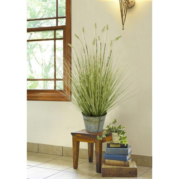 セール特価品 ラベンダーグラスバケット フェイクグリーン L 99cm 母の日 観葉植物 プレゼント 東京百貨店 萩原株式会社