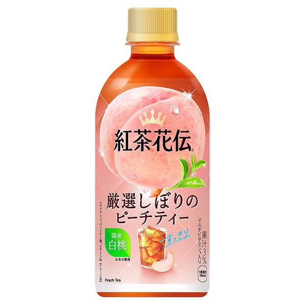 コカ・コーラ社製品 紅茶花伝 厳選しぼりピーチティー440ml PET 1ケース 24本