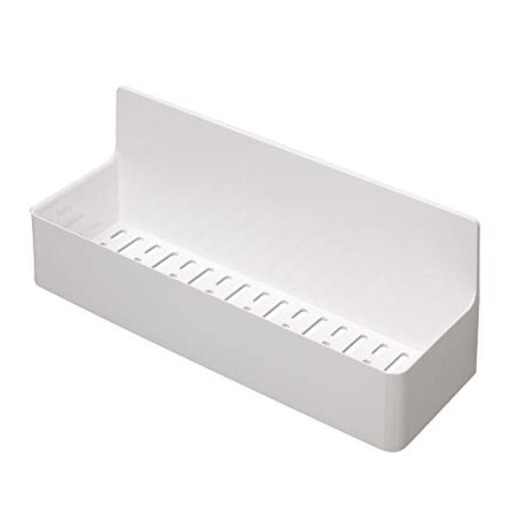 他サイト： 東和産業 浴室用ラック ホワイト マグネット バスポケット ワイド 磁着SQ 39208 約28.3×9.4×11.2cmの商品画像