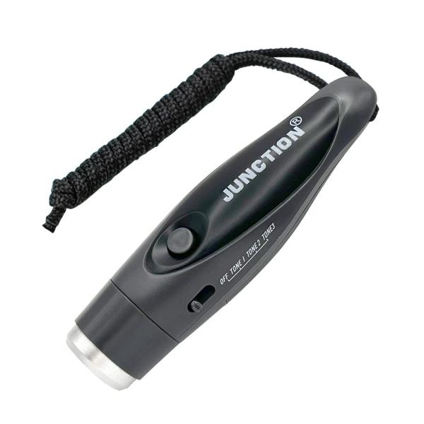 【商品仕様】商品サイズ 約140mm×約40mm×約40mm商品重量 約71g材質 PVC電池 CR2032ボタン電池×4個（別売）カラー グレー