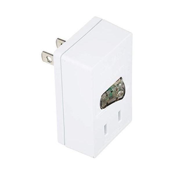 他サイト： オーム電機 HS-TMP2A2-W LEDスイッチ節電タップ 2個口の商品画像