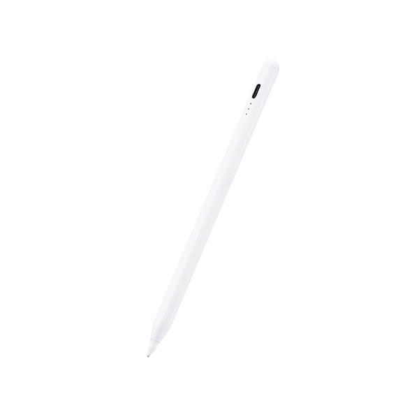エレコム P-TPACSTAP04WH  iPad専用 タッチペン 金属製ペン先 ホワイト パームリジェクション対応USB-A充電式 ELECOM