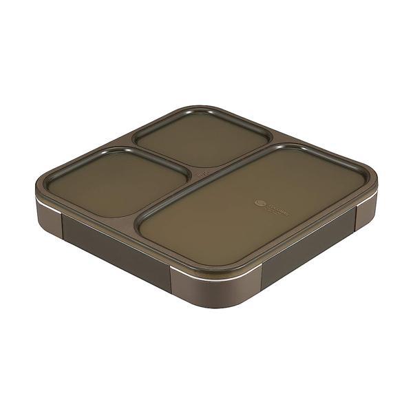 他サイト： シービージャパン 薄型弁当箱  抗菌 フードマン800 アッシュブラウンの商品画像