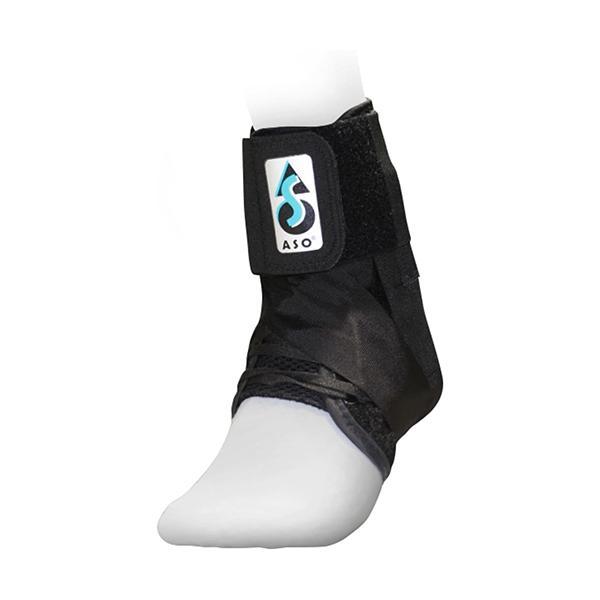 他サイト： エーエスオー ASO-SL サイズ L 黒 ブラック 足首サポーター メンズ レディース  足首 左右兼用 スポーツ バスケ テニス ASOの商品画像