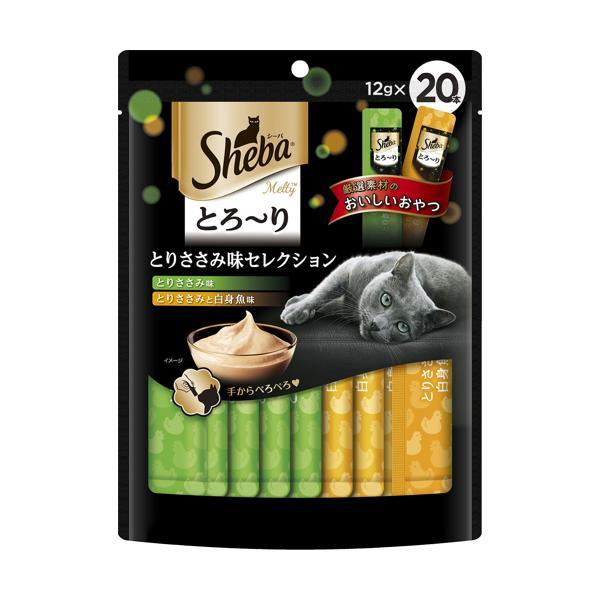 他サイト： シーバ とろ〜り メルティ とりささみ味セレクション 12g×20pの商品画像