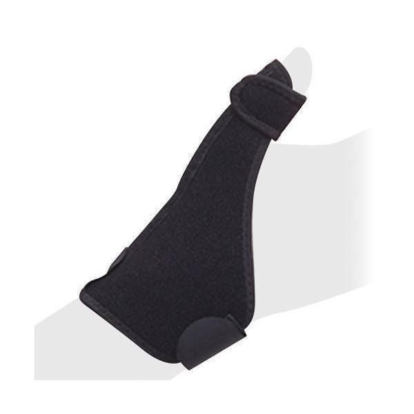 【商品説明】アルミプレートでしっかり親指を守ってくれます。腱鞘炎 ばね指 突き 母指CM関節症など辛い親指の痛みに最適です。中性洗剤で手洗い可能。【商品仕様】カラー　ブラックサイズ　フリーサイズ対応　左右兼用親指サポーター 親指 サポーター...