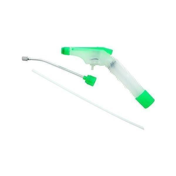 富士商  F9292 パステルグリーン 掃除用 ペットボトル専用 スプレーノズル ロングノズル付き 加圧式 手動ポンプ式