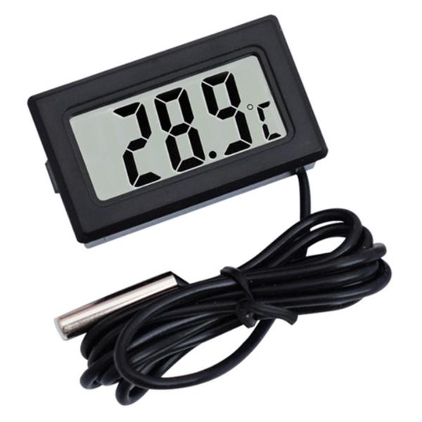 【商品説明】・液晶表示のデジタル温度計です。・水槽、池等の水温、室温、冷蔵庫、冷凍庫等の温度管理に便利です。・センサー部は防水処理がされていますので、アクアリウム用の水槽やプール、冷蔵庫、屋外・室外でも利用可能です。【商品仕様】カラー ブラ...